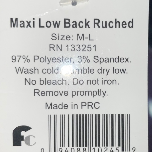 nwt Factories Connection womens Boho print green maxi dress size medium/large - Picture 4 of 5